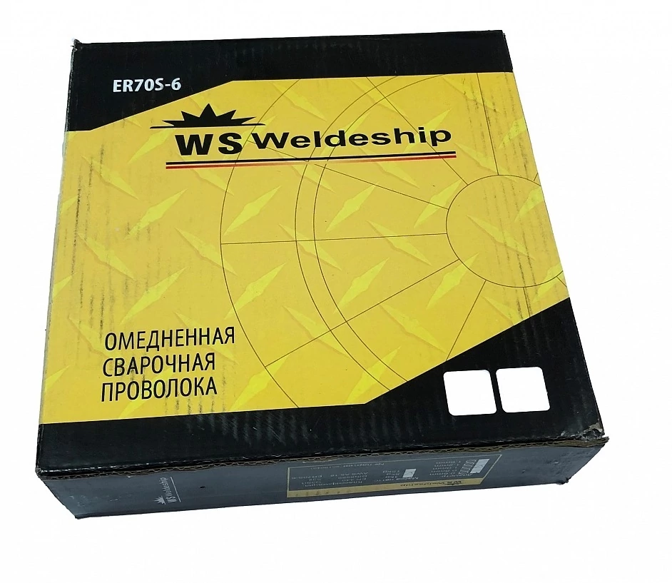 Проволока сварочная ER-70S-6 WeldeShip / D200 / 1,2мм (5кг)