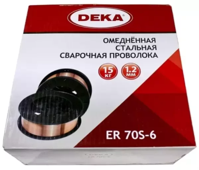 Проволока сварочная ER-70S-6 DECA / D270 / 1.2мм (15кг)