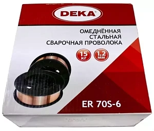 Проволока сварочная ER-70S-6 DECA / D270 / 1.2мм (15кг)